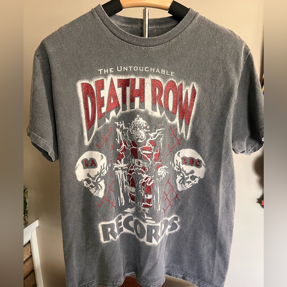 Death Row Records Charcoal Graphic Tee